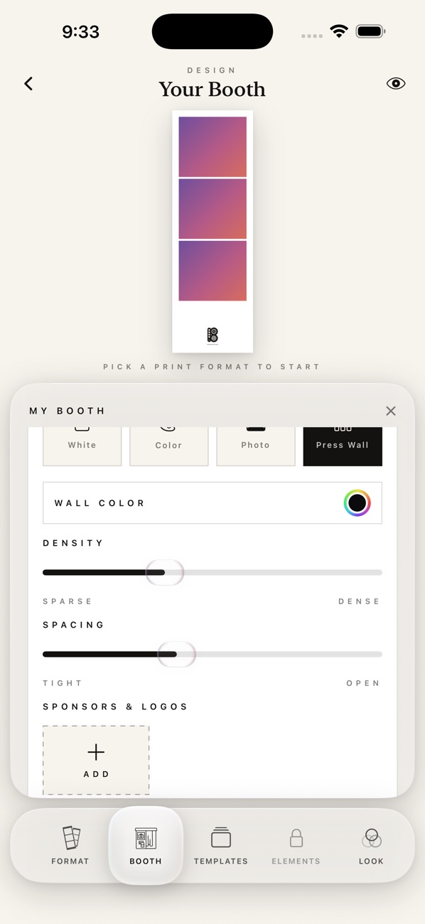 Booth: Design the look